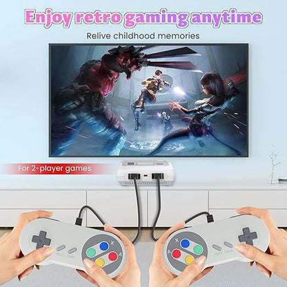 Retro Classic 620 Game Console, Retro Game Console, Classic, Retro, Adult Mini Game Console with 2 Controllers, TV AV Connector, Easter, Birthday Gift Gaming Set Gaming Items Game Stick